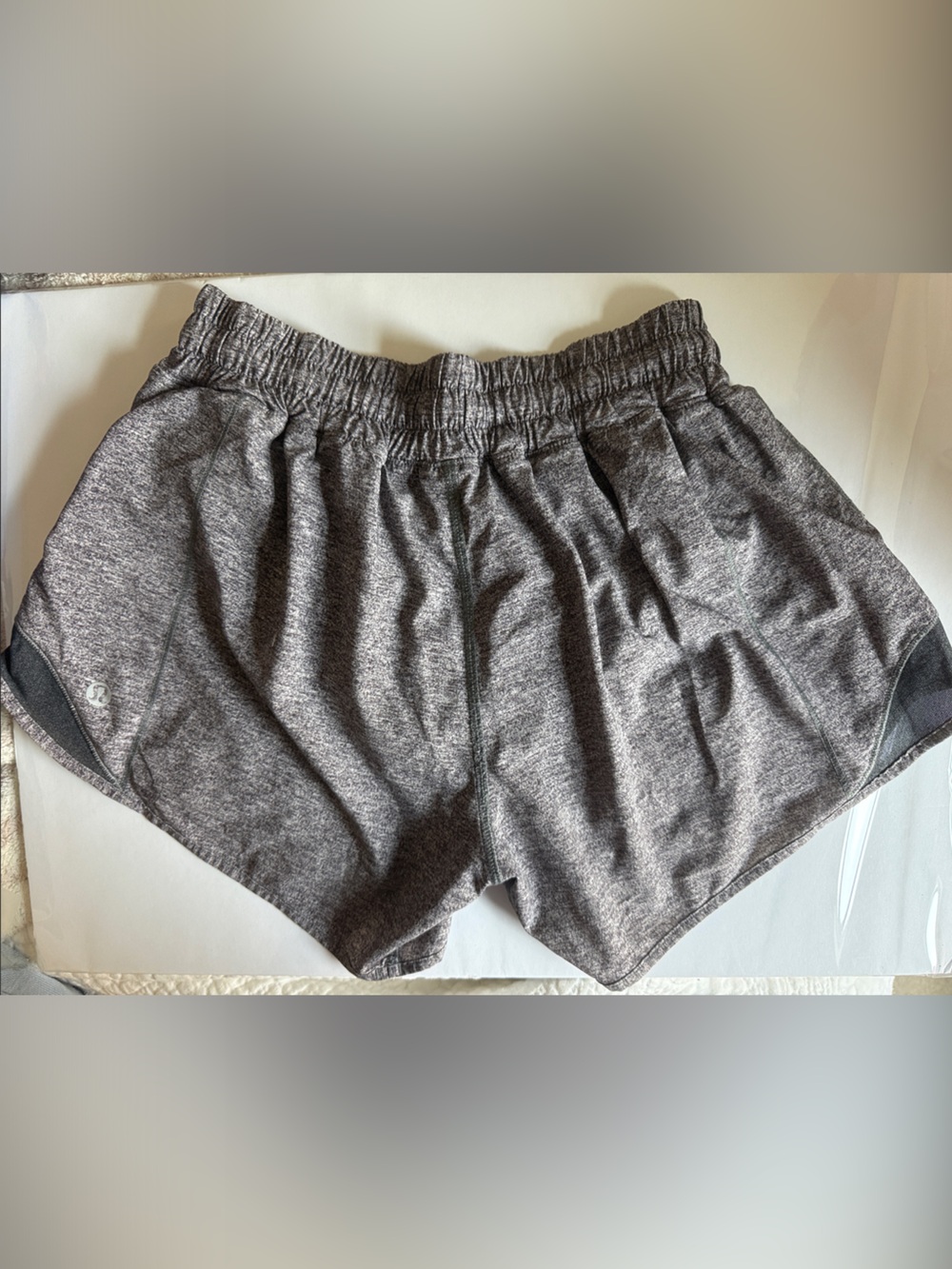 Lululemon Gray Athletic Running Shorts - Picture 2 of 3